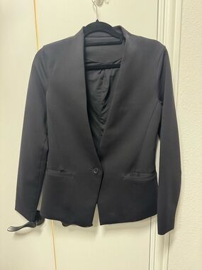 lululemon athletica Black Single-Button Open Lapel Blazer